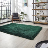 Montana Green Luxury Shaggy Rug - Pendle Village Furniture